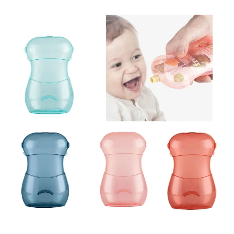 Baby Squeeze Proof Food Pouch Baby Food Bag Children Fruit Puree Pouch Self Feeding Multipurpose Food Pouch Holder