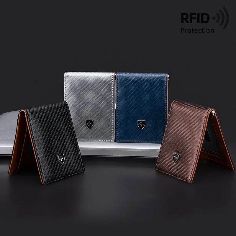 Anti Thief Rfid Credit Card Holder Smart Minimalist Wallet Pocket Men Women Slim Cardholder Bank Cash Creditcard Case Bag Purse