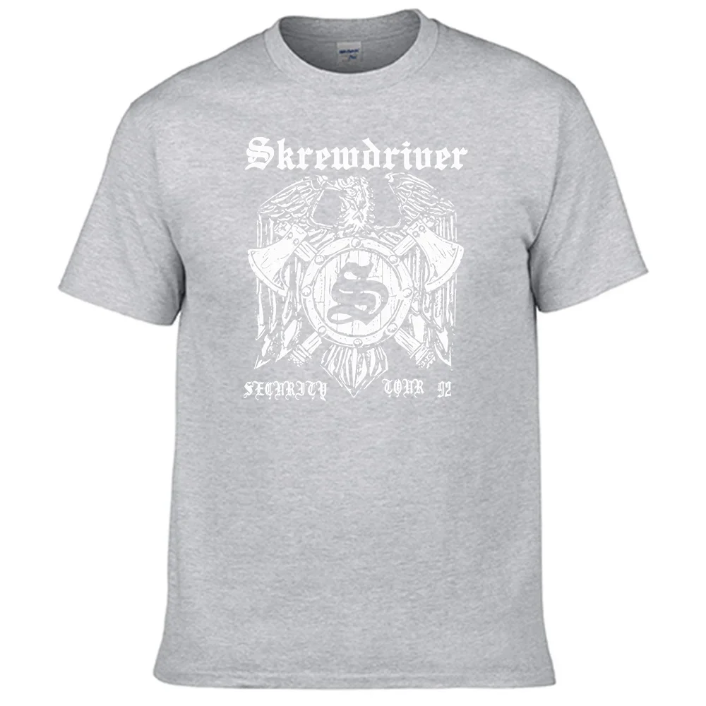 Camiseta de banda de Skrewdrivers Unisex, 100% algodón, productos de calidad de marca, venta superior, N010