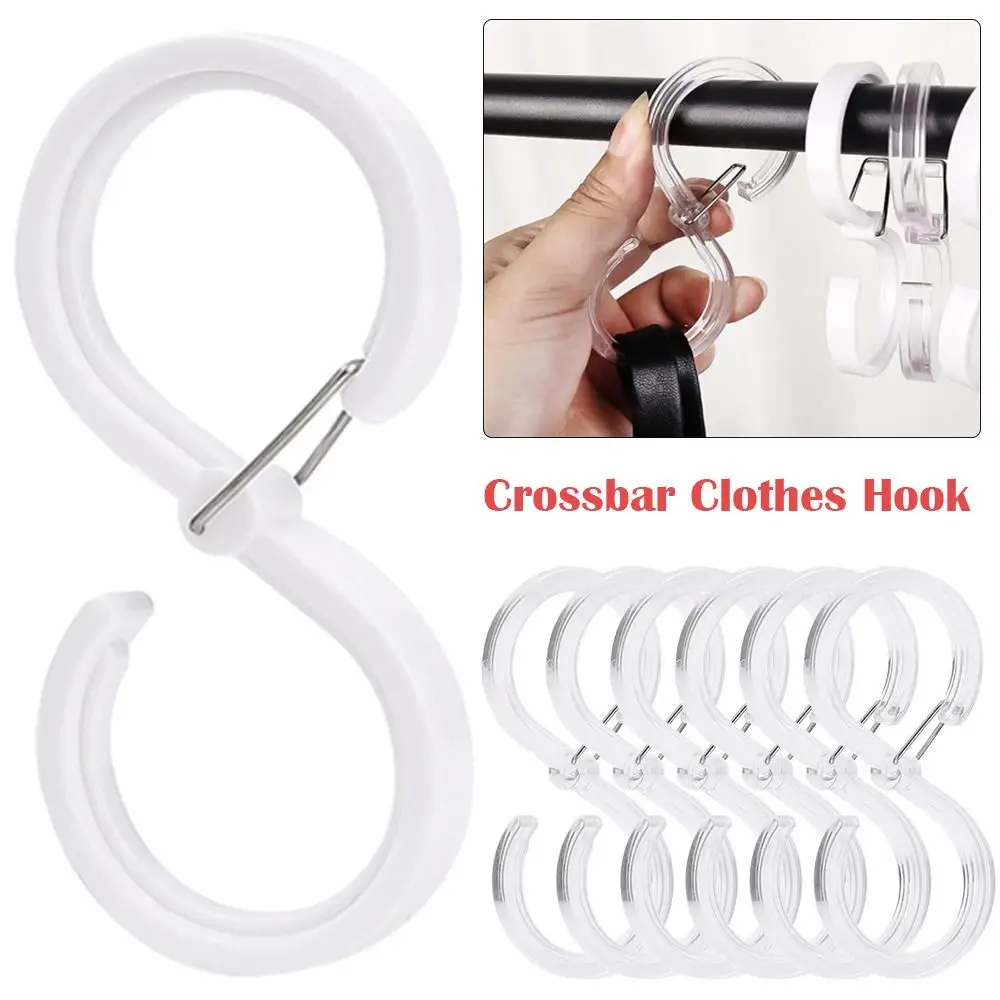 S Shaped Windproof Lock Hook Wear-resistant Hat Clothes Pants Crossbar Clothes Hook Reusable Multifunctional