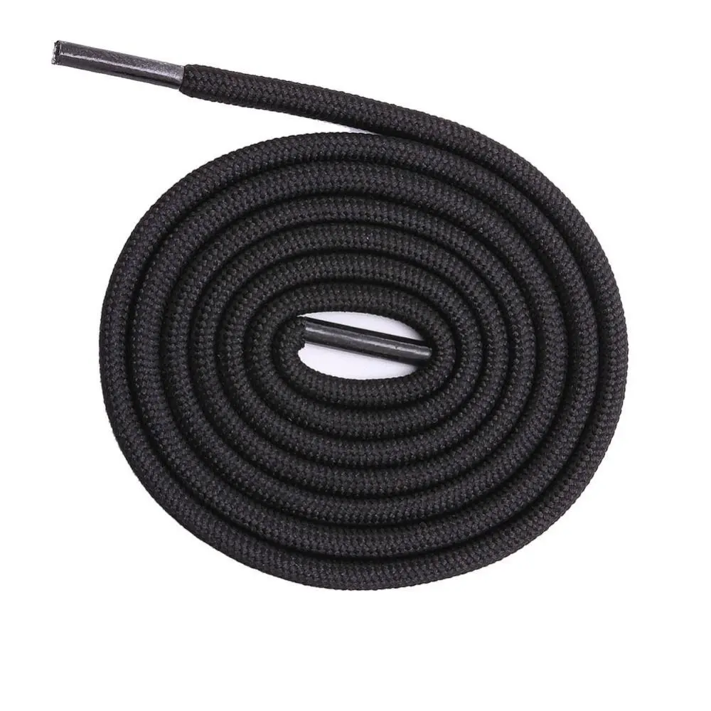 1 Pair New Strong Round Shoe Laces 120cm 140cm Classic Boot Laces Polyester Fibre 4 MM Colour Shoelaces Work Shoes