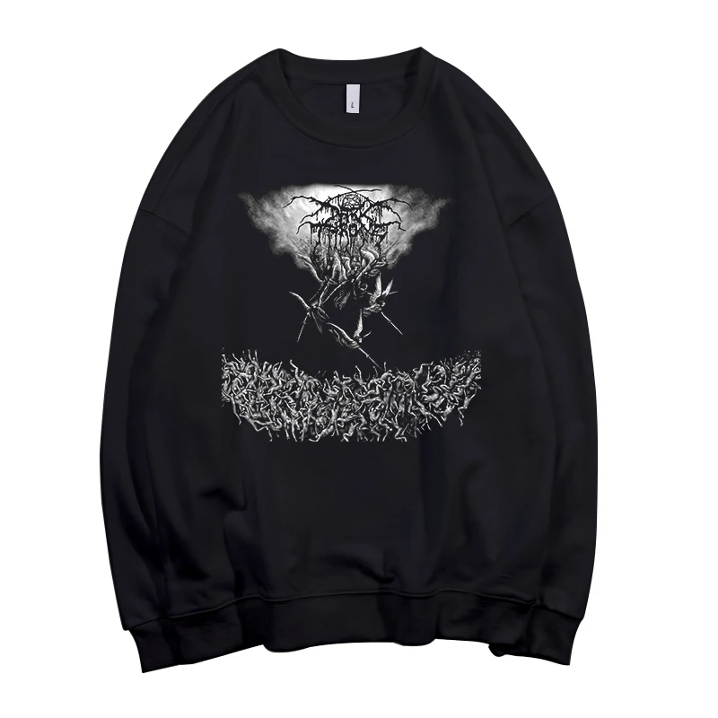 Nieuwe Dark Heavy Metal Hoodies Darkthrone Sweatshirts Bathory Pullover Tops Casual Harajuku Streetwear Hoody Tops