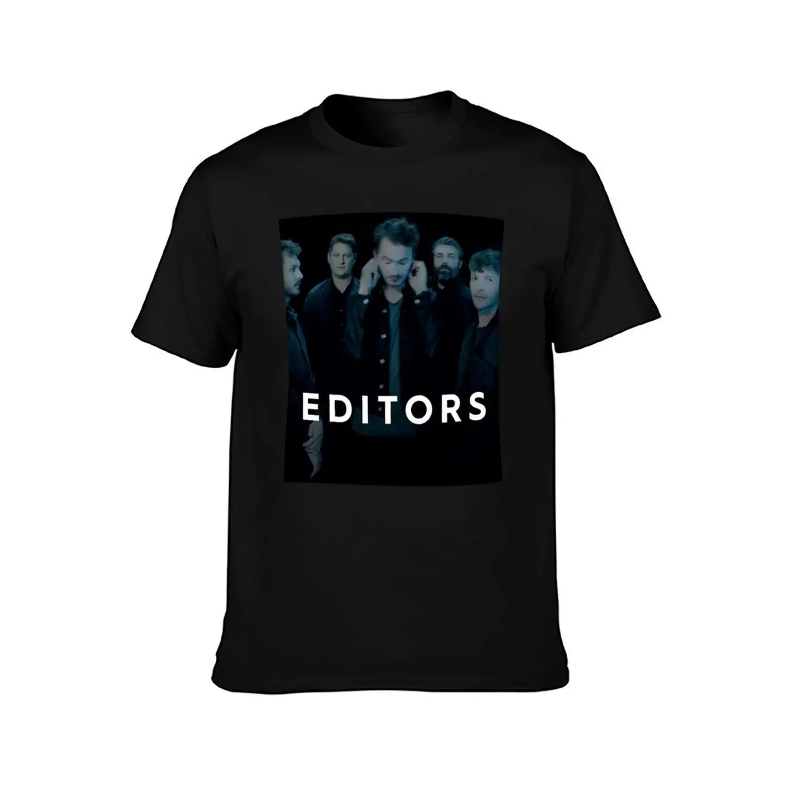 Five Man Editors The Music Band Tour Essential T-Shirt Summer Casual Cotton Tee Oversized Streetwear Tops Unisex Men Women