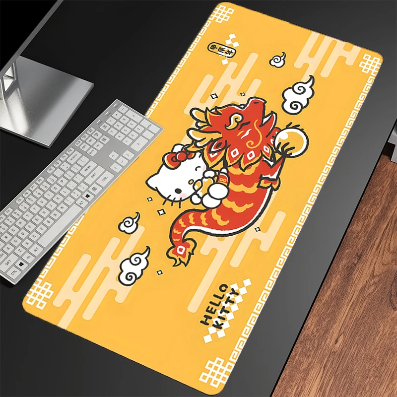 Mouse Pad Hello Kitty For Best Gift Kawaii Larger Speed Mini Pc Computer Keyboard Desk Mat Laptop Gaming Accessories Mousepad