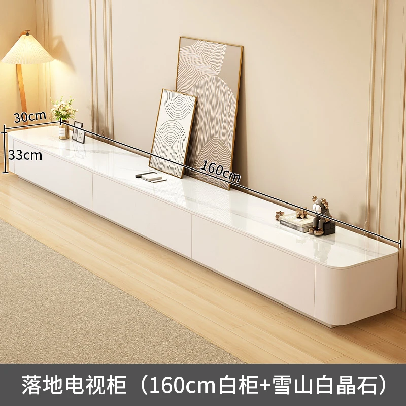 طاولة تلفاز لغرفة المعيشة للتلفزيون تدعم وحدة التحكم في الوسائط وحامل الشاشة وطاولات التلفزيون Miroytengo Homcom Dongseo قاعدة الأثاث #5