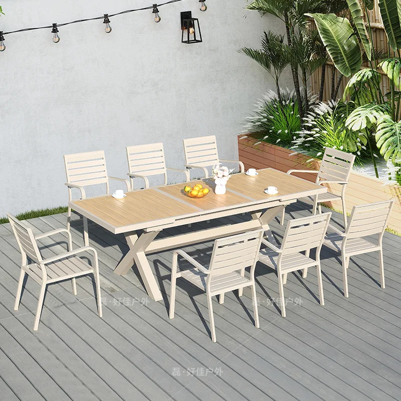 

Customizable outdoor tables and chairs