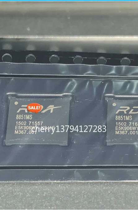 

RDA8851MS = 8851MS QFN is brand new and original in stock, free shipping and direct shooting.