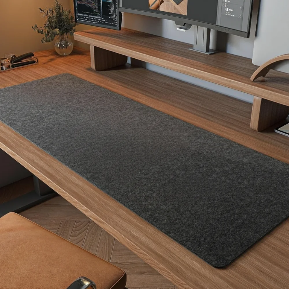 Gaming Accessories Wool Felt Mouse Pad Non-slip Writing Mat Laptop Table Mat Large Size Home Office Computer Desk Protector