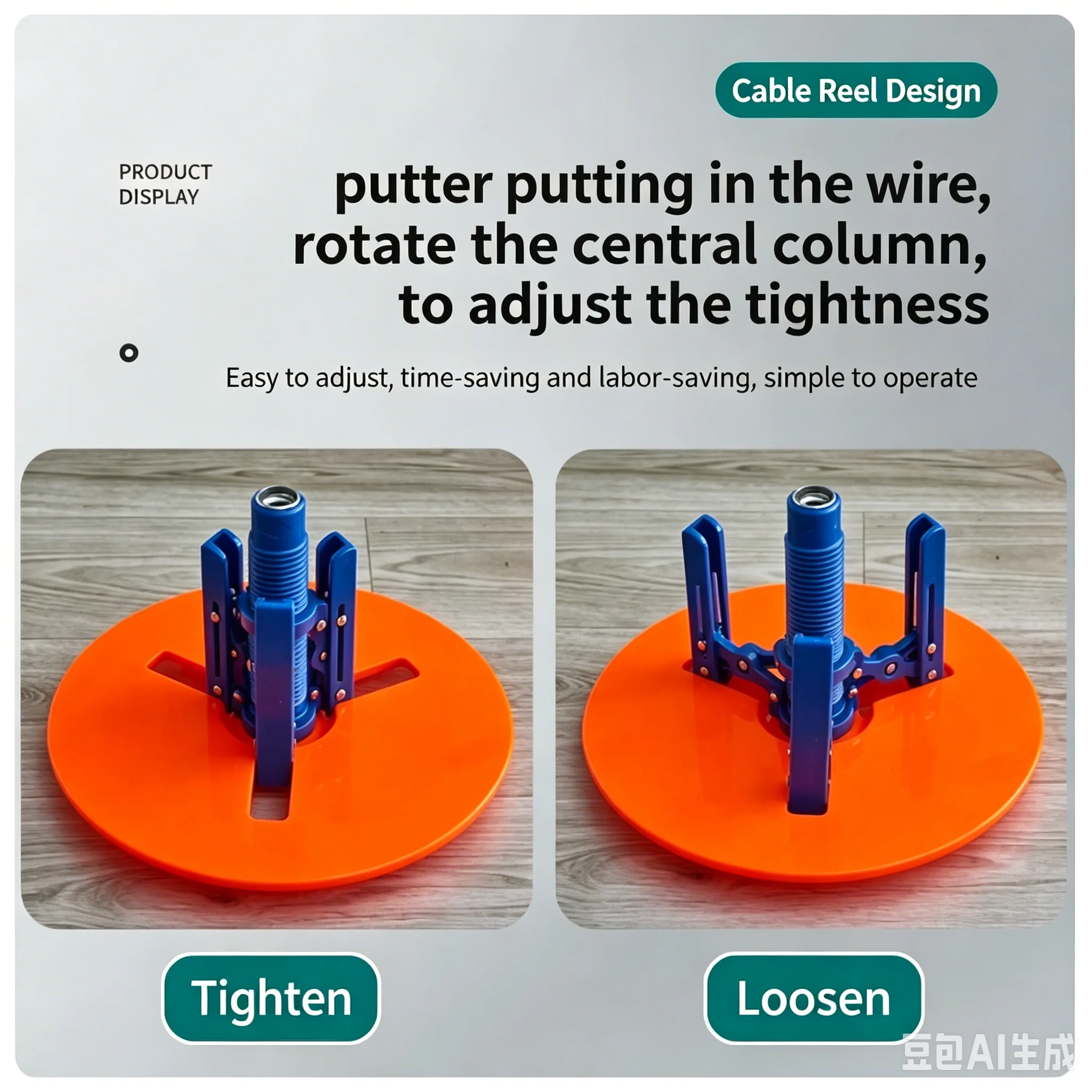 Wire Storage Rack Wire pay-off rack, take-up reel, BV wire, three-wire, multi-wire, home improvement wire, electrician tool rack