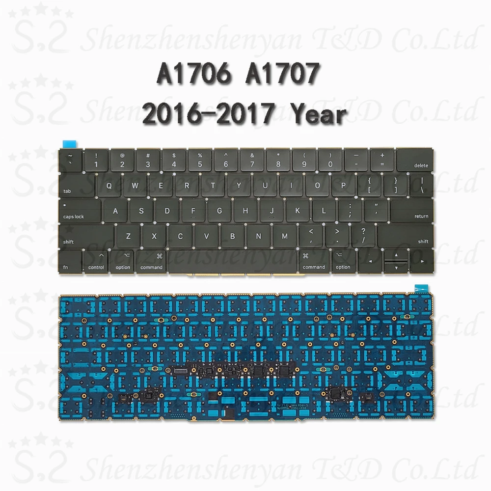 Teclado de repuesto para ordenador portátil, accesorio para Macbook Pro Air Retina A1534, A1706, A1707, A1708, A1990, A2141, A2337, A2338, A2442, A2681