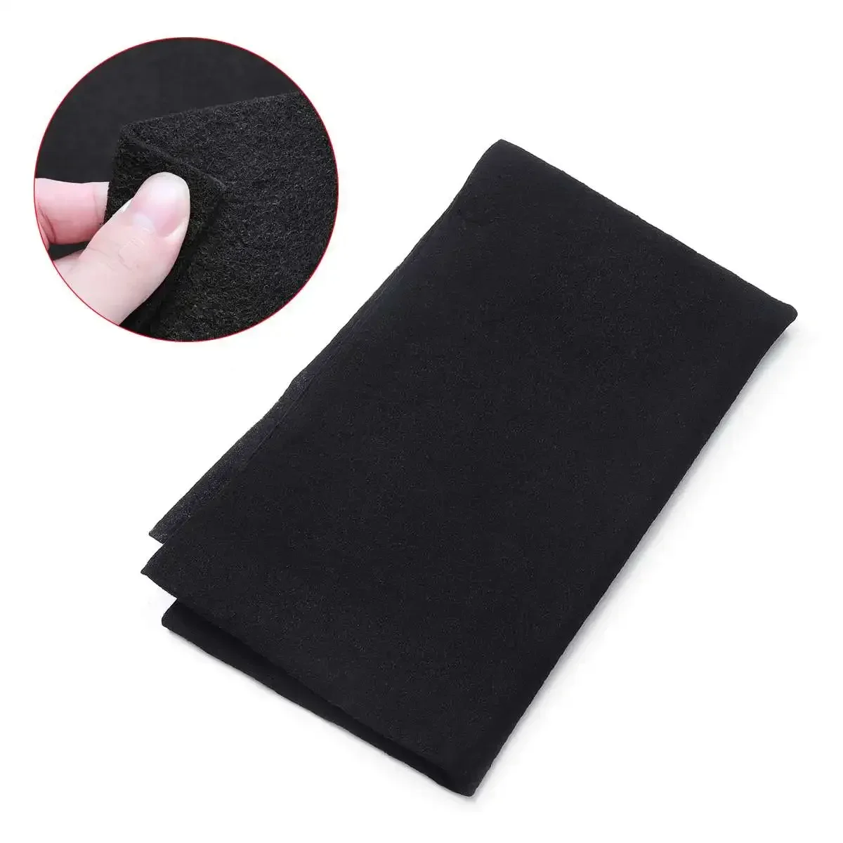 Black 47x114cm Cooker Hood Extractor Activated Carbon Filter Cotton for Smoke Exhaust Ventilator Home Kitchen Range Hood Parts