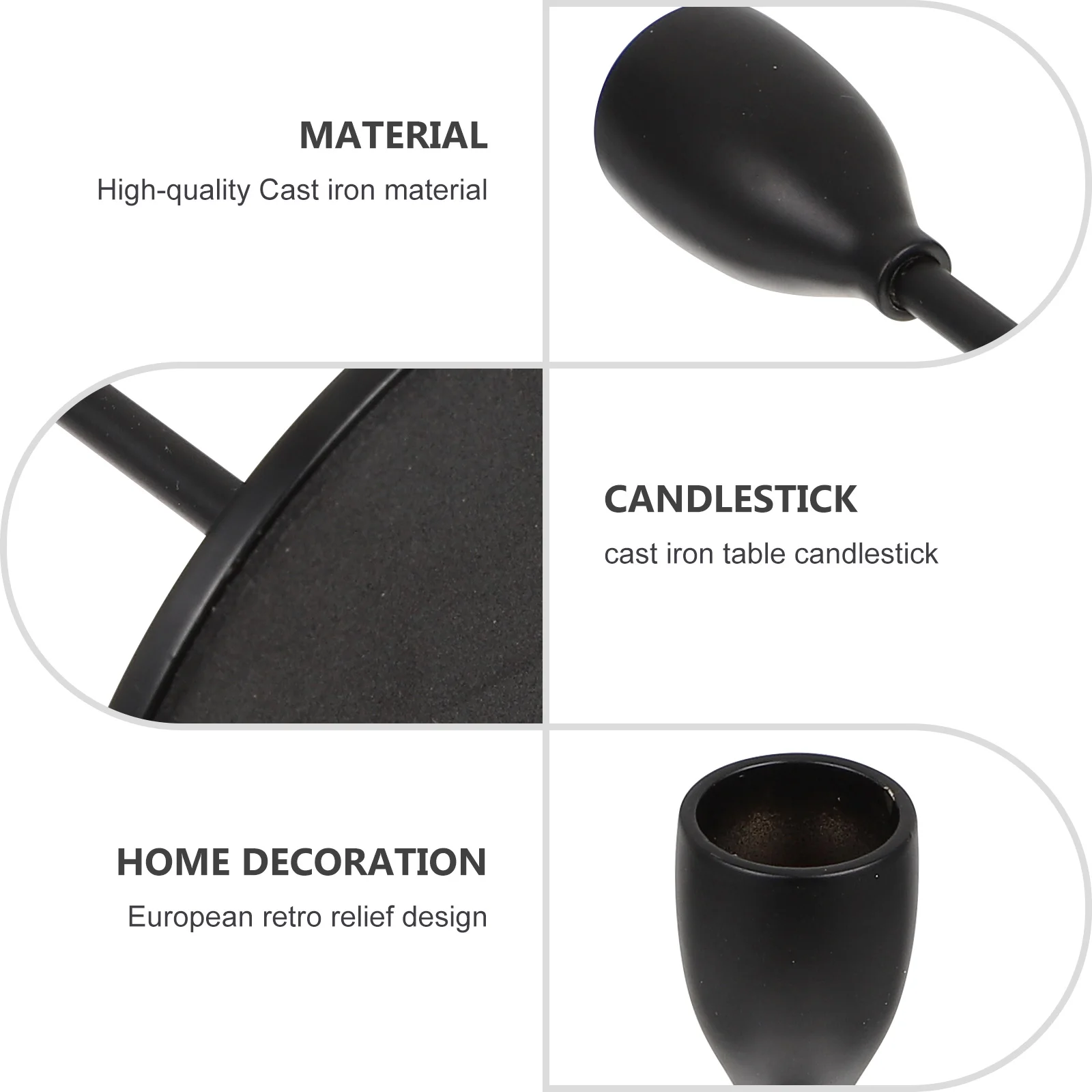 

1Pcs Decorative Iron Holder Creative Candlestick for Valentine Christmas Wedding Party Home Stand