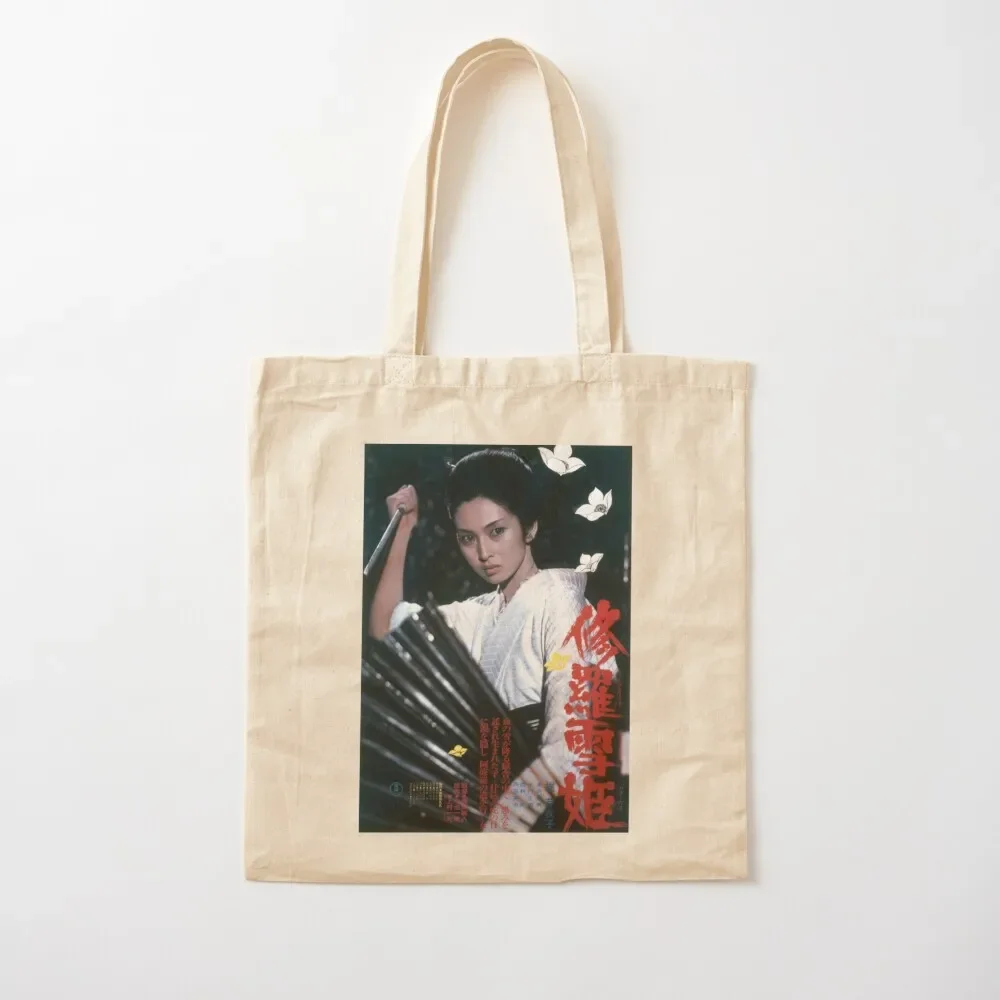 

2025 New BagLADY SNOWBLOOD Retro Movie Poster Tote Bag