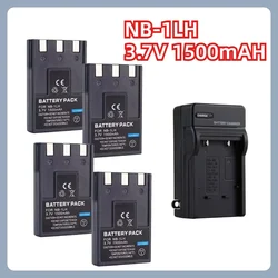 NB-1LH 3.7V 1500mAH Battery Suitable for Canon IXUS 300A IXUS320 IXUS330 IXUS400 IXUS430 IXUS500 NB-1L Battery