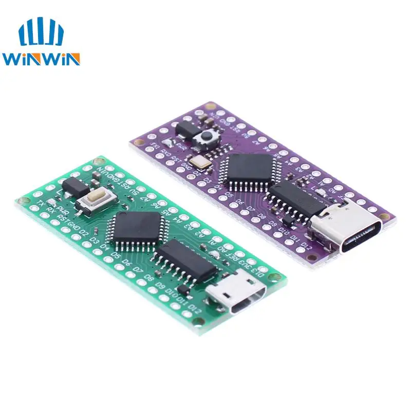 LGT8F328P-LQFP32 MiniEVB TYPE-C MICRO USB Compatible With ATMEGA328 Nano V3.0 LGT8F328P CH9340C / HT42B534-1 SOP16 For Arduino