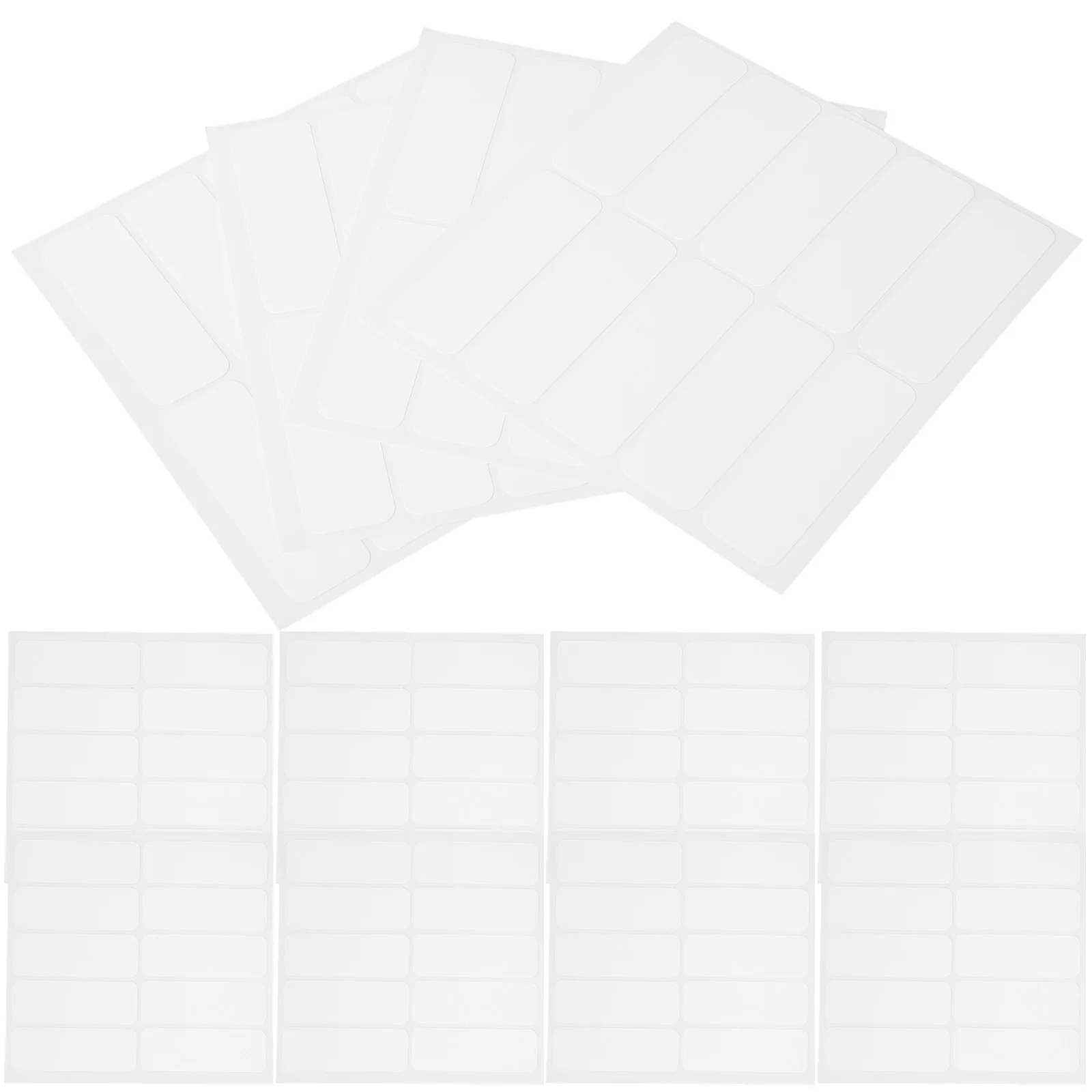 

120 Pcs Tagging for Clothing Tags Non-iron Labels Ironing White Copper Plate Stickers