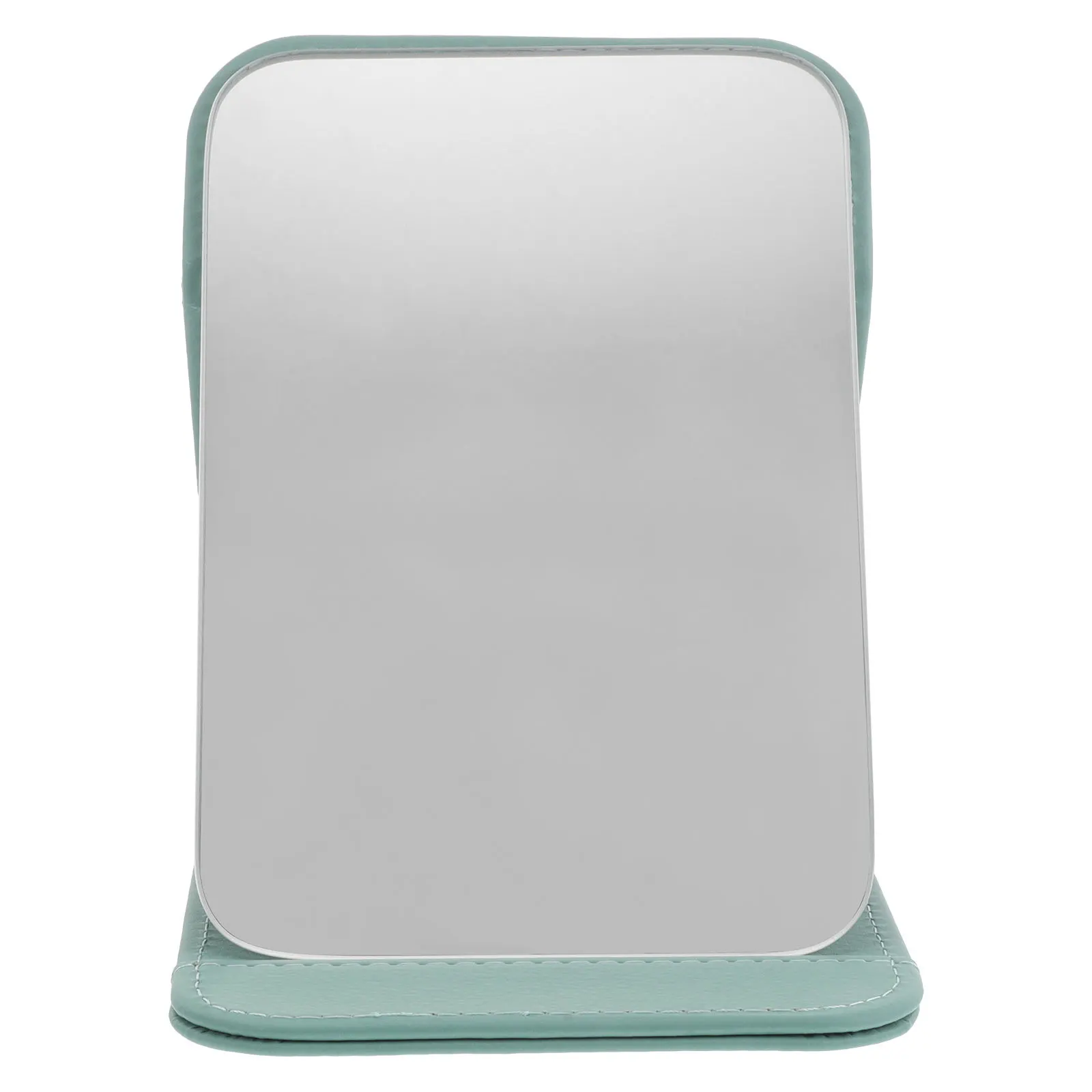 

2 Pcs Foldable Travel Mirror Handheld Countertop Vanity Mirrors Desktop Stand