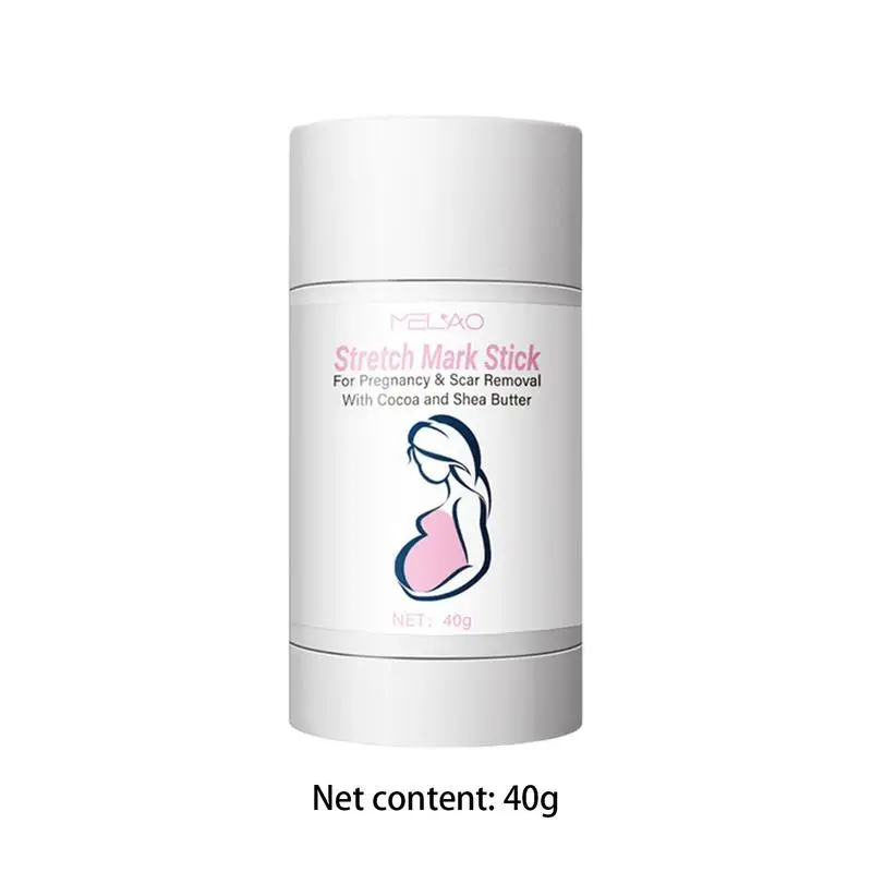 Stretch Mark Cream 40g Portable Stretch Marks Stick Multifunctional Stretch Mark Obesity Balm Non-Grease Mommy Belly Care Cream