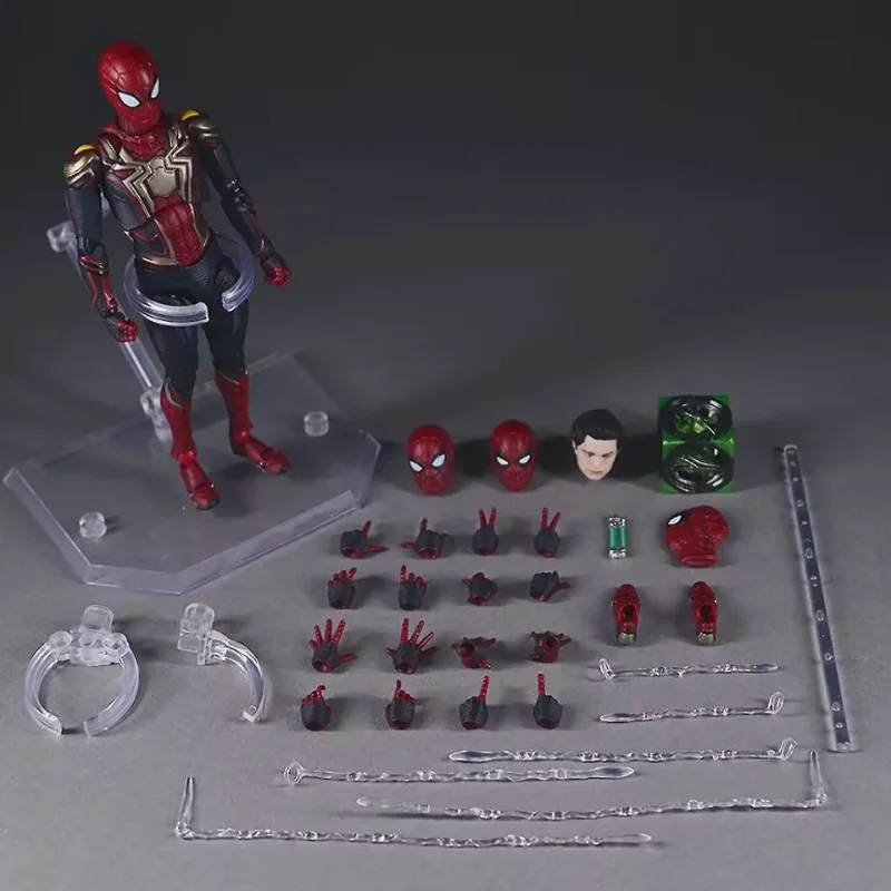 In Stock New Medicom Toy Mafex Spider Man Integrated Suit No Way Home Action Figure Collectible For Adult Collectors