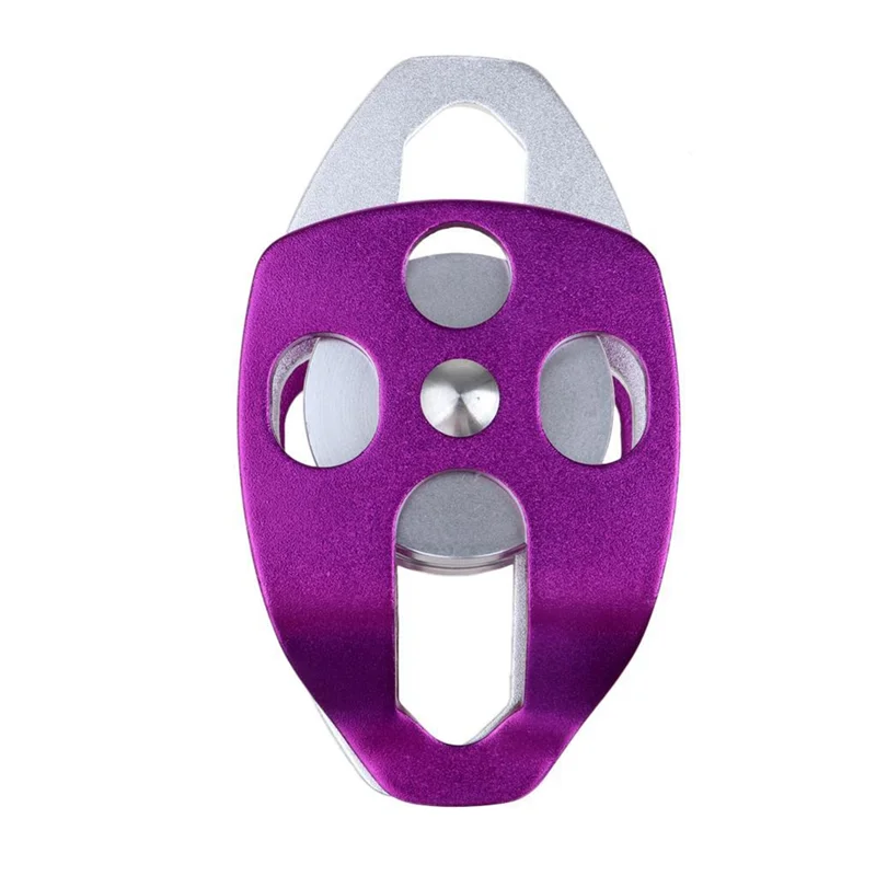 

A18R -Double Pulley For Hauling System Climbing Rescue Dragging Climbing Double Pulley Lifter Outdoor Climbing Accessories