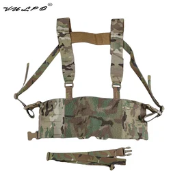 VULPO Tactical Chest Rig Vest Combat Lightweight Laser Cutting Harness Molle Vest Hunting Airsoft Chest Hanging Vest