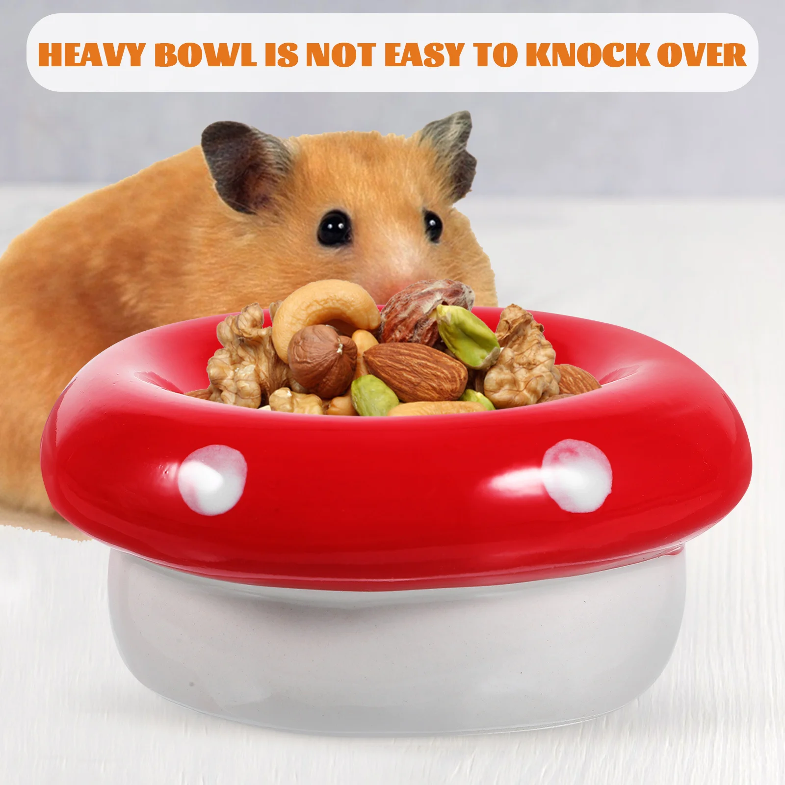 

Animal Shaped Dish Guinea Pig Food Bowl Feeding for Hamster Cage Bowls Small Animals Pigs