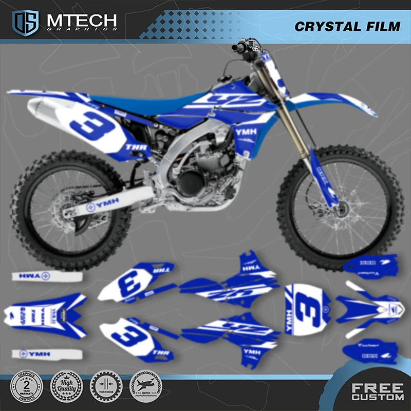

DSMTECH Motorcycle Graphics Decals Stickers Kits For YAMAHA YZF450 YZ450F 2010 2011 2012 2013 006