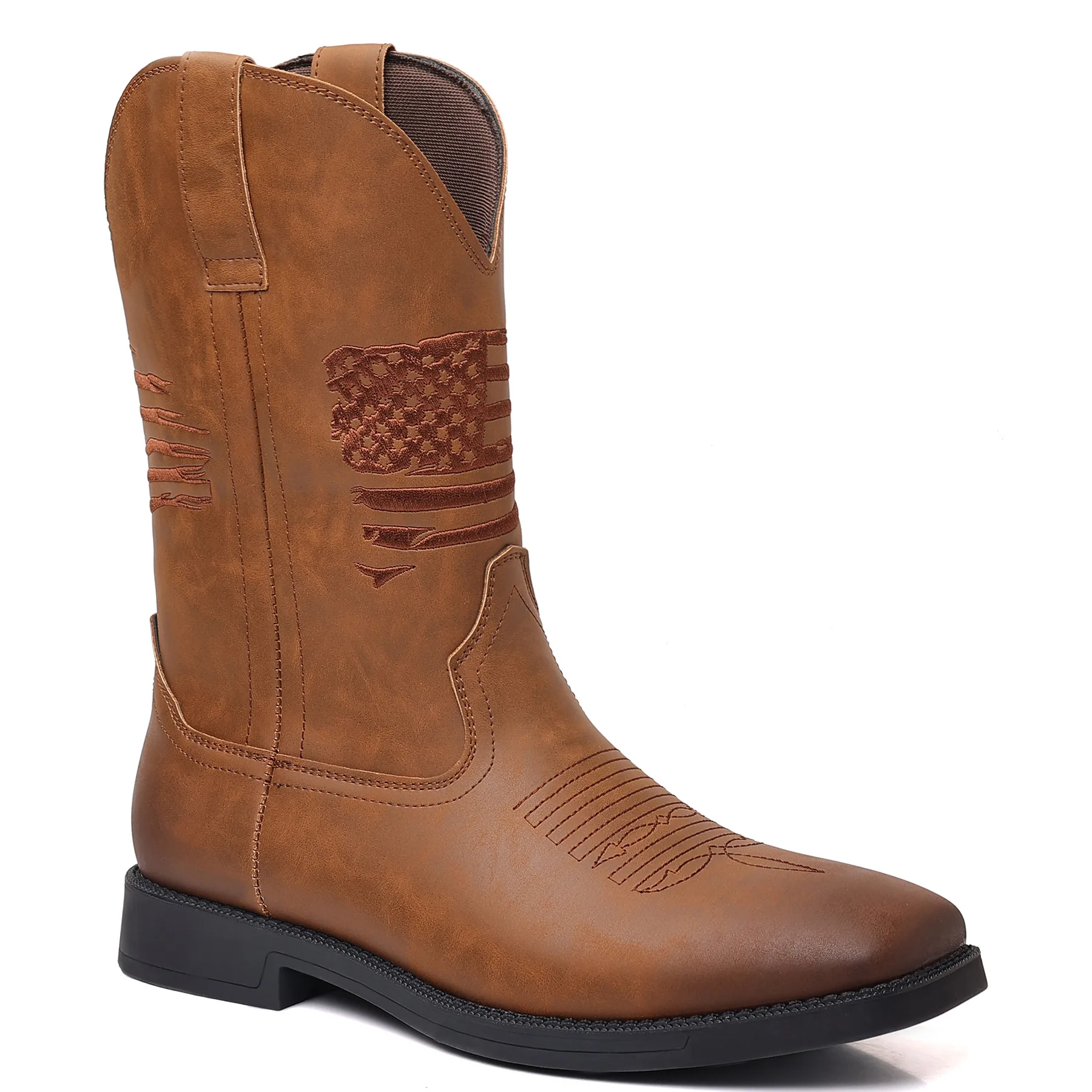 

Fashionable Men's Western Cowboy Boots Outdoor Sports Riding Boots Men's Boots