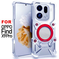 For Oppo Find X9 Pro Armor Screw Metal Frame Shockproof Cover For Oppo Find X8 Ultra Pro Aluminium Bumper Cases Heavy Duty Funda