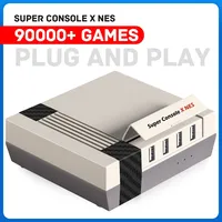 KINHANK Mini TV/Game BOX Video Game Consoles Super Console X NES 50+Emulators with 71000+Games For PSP/PS1/SNES/NES/N64/DC/MAME