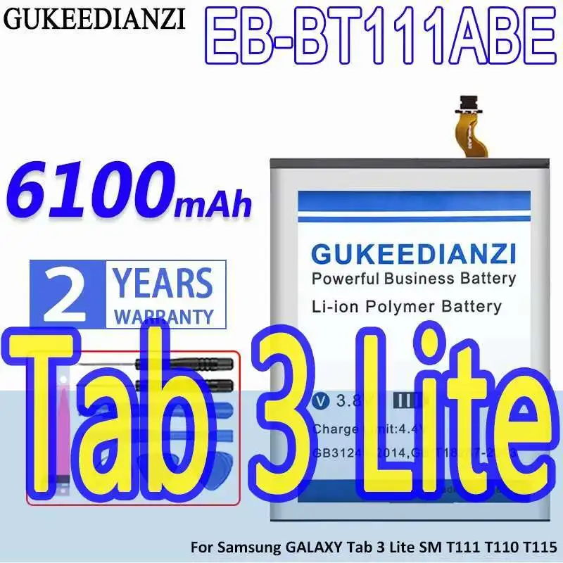 

EB-BT111ABE Tablet Battery Premium Replacement 6100Mah For Samsung Galaxy Tab 3 Lite 7.0 SM T111 T110 T115