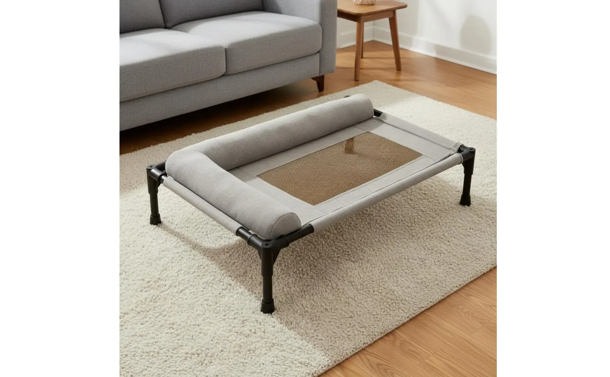 Elevated Pet Bed All-Season Use Raised Dog and Cat Bed Pet Cot Moisture-Resistant Easy to Clean for Dogs, Travel, Patio