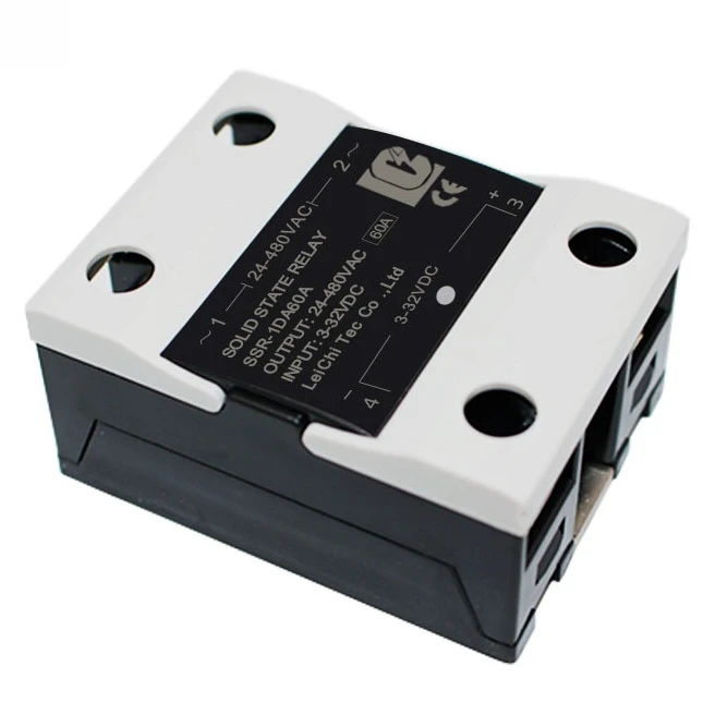 LCTC SSR مرحل الحالة الصلبة العشوائي 10A 25A 40A 60A 80A 100A 120A DC التحكم AC مرحلة واحدة التحكم 3-6VDC 24-480VAC #2