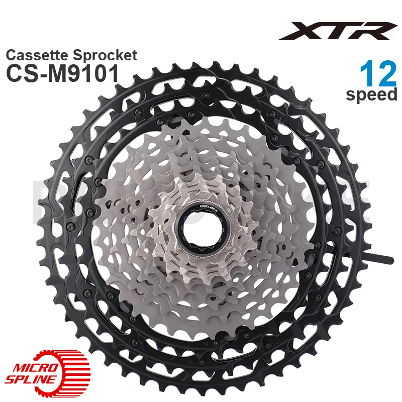 SHIMANO XTR M9100 12 Speed Groupset RD-M9100 Rear Derailleur SL-M9100 Shifter CS-M9101 Cassette 10-51T CN-M9100 Original