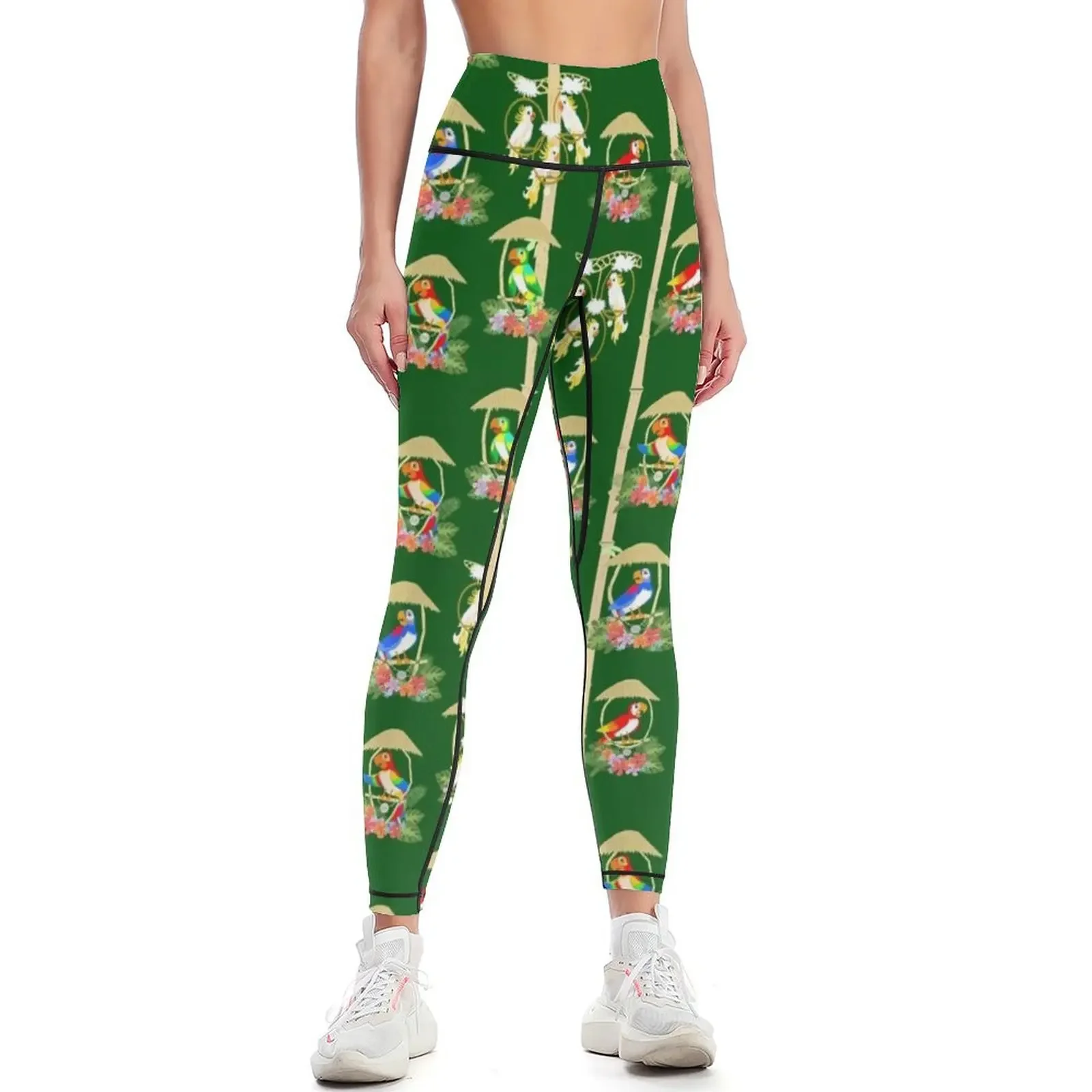 

Tiki Room Birds Leggings sports for push up Women sports Jogger pants push up tights for Womens Leggings