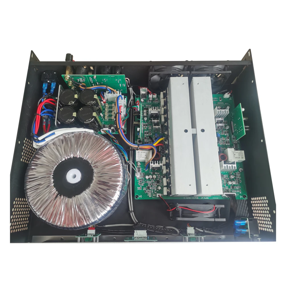 Professional Grade 800W Class H Power Amplifier for Clear and Powerful Sound Amplification