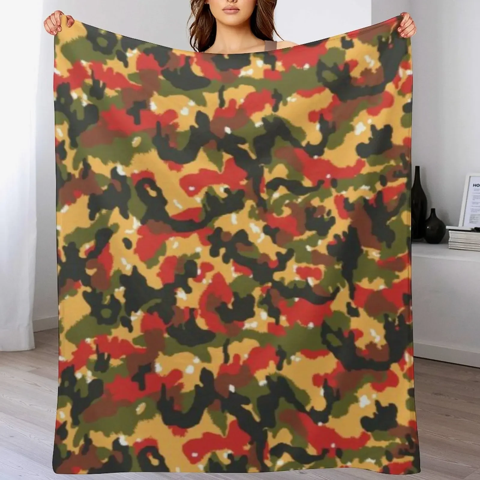 

Alpenflage TAZ 83 Throw Blanket wednesday Vintage Plush Picnic Blankets