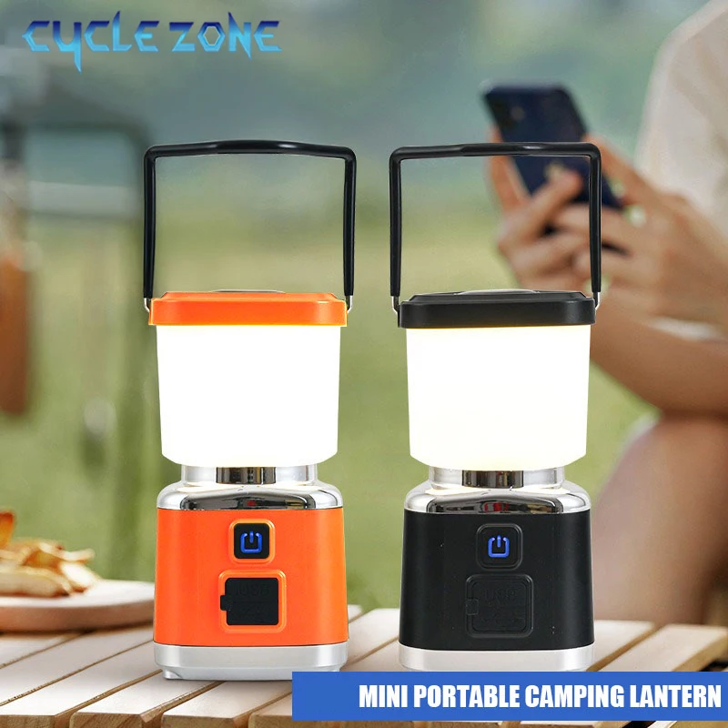 

Portable Camping Light TYPE-C Rechargeable Dimmable Hanging Tent Lantern Night Lights Outdoor Camping Fishing Emergency Lighting