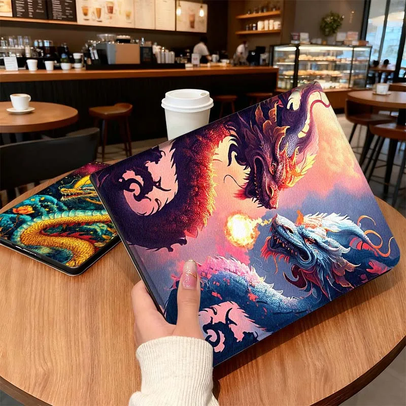 

Anime Dragon Art Cool Tablet Case For iPad Pro Air 5th 6th 7th 13 M3 M4 M5 12.9 13.3 inch 2018 2022 2024 2025