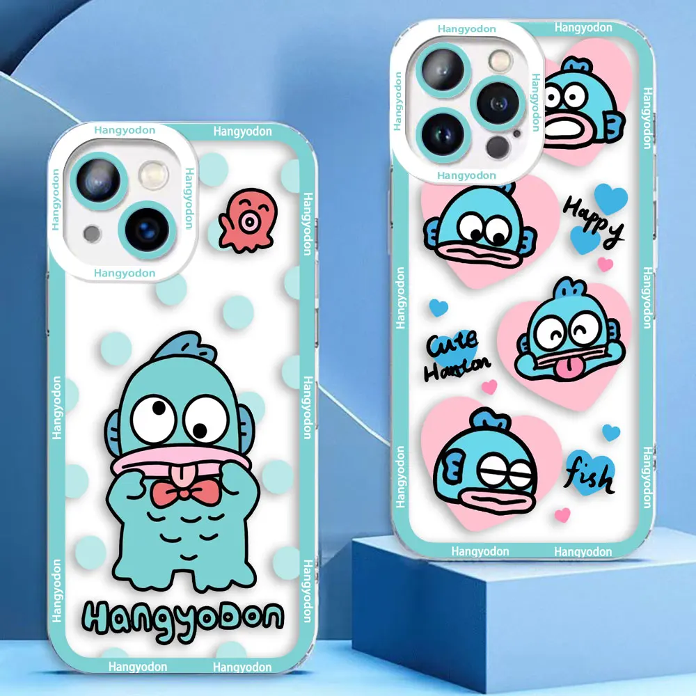 

Cover Clear Case For VIVO V20 V21 V23 V25 V27 V27E V29E Y15S Y16 Y17 Y19 Y20 Y21 Y22S Y27 Y35 Y50 5G Case Funny Baby Hangyodon