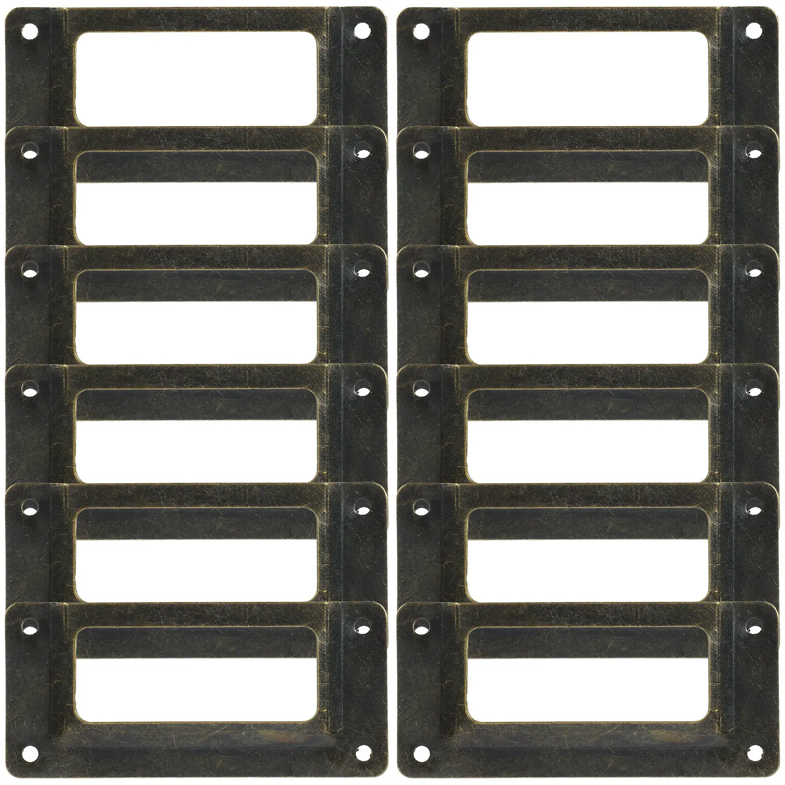 12 pcs Display Holder Card Office Halloween Christmas New Year Metal Construction Black Finish Home Office Storage Heavy
