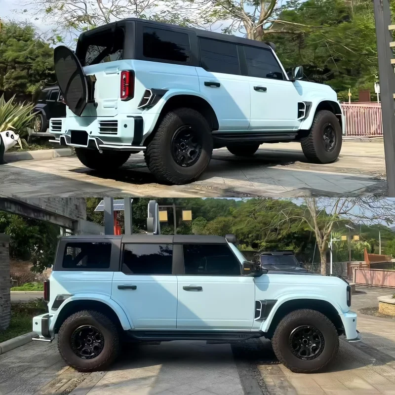 مناسبة لترقية موستانج وشد الوجه، مع مجموعة هيكل كاملة محاطة بمادة ألياف الكربون الأصلية