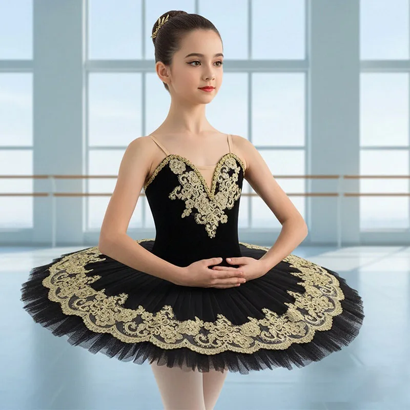 

Ballet costume romantic tutu lace ballet tutu professional women swan flower dress skirt baby kids toddler girls Dance