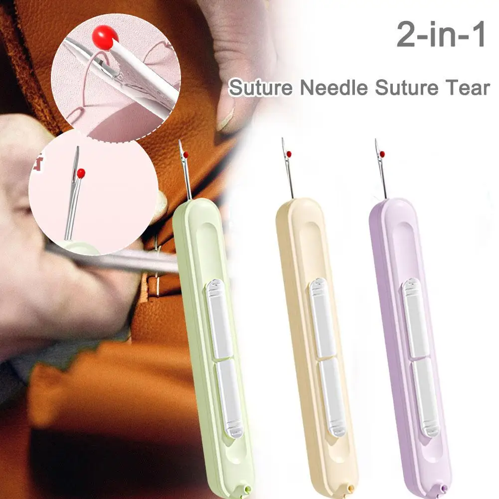 

Hand Sewing Needle Threader Multifunctional Seam Ripper Hand ﻿ Seam Sewing Accessories Stitching Remover T6X5