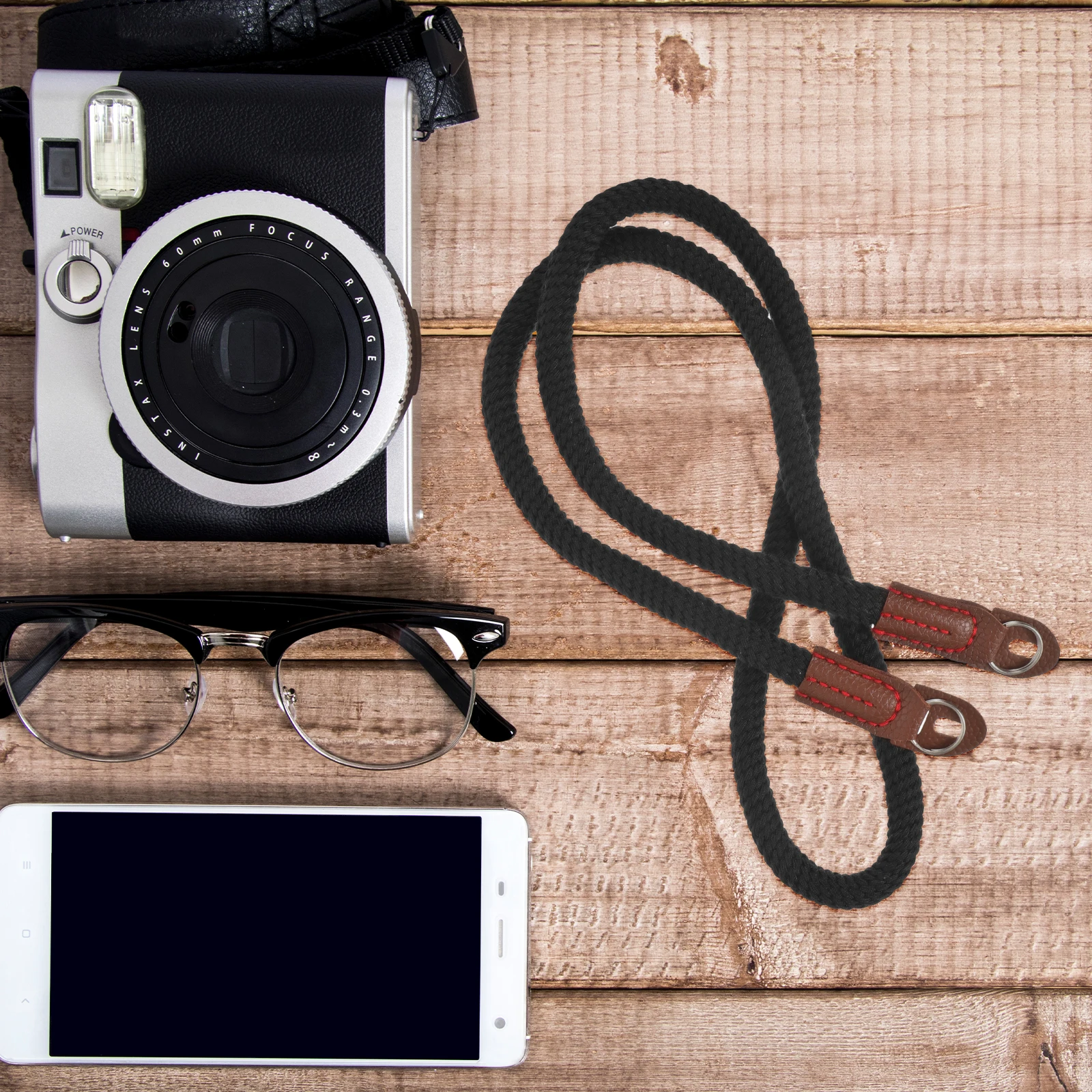 

Camera Strap Adjustable Neck Lanyard Black Quick Release Chest Shoulder Film DSLR Camera Straps For Photographers Women Outdoor