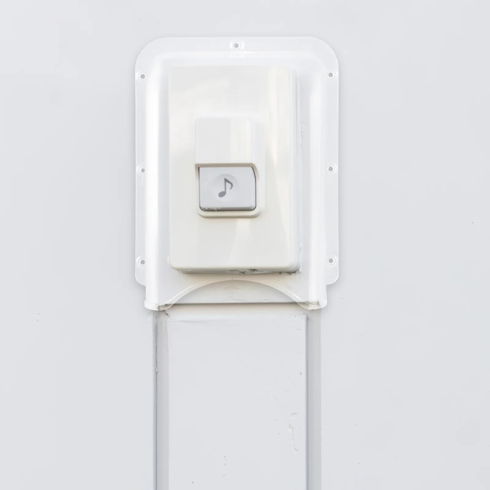 

Durable Acrylic Doorbell Rain Cover Easy Install Splash Proof Access Control Machine Protector Cute Outlet Covers