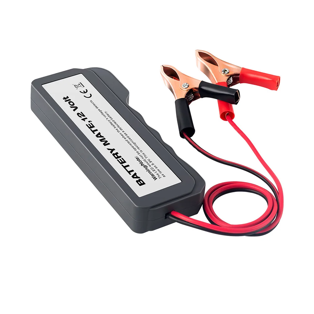 

12V Tester for Car Start Performance Measurer Pure Copper Plating Strong Bite Force Accurate Measurement Lightweight