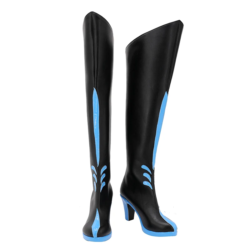 Fate/grand order morgan cosplay sapatos fgo morgan botas trajes de halloween sapatos de festa feminino