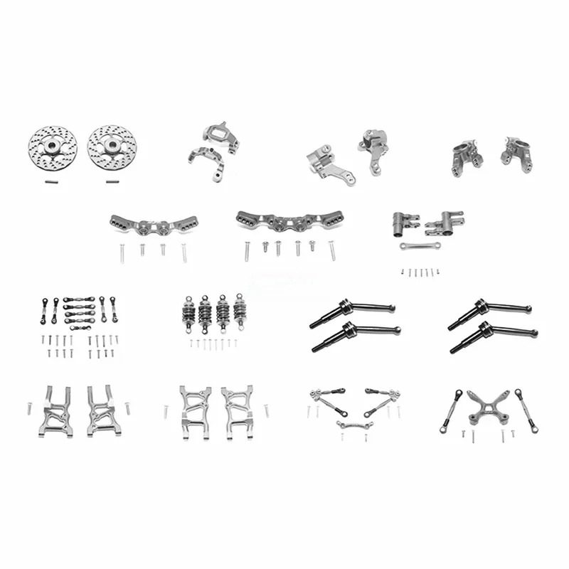 GPM Aluminum Front and Rear Arms Universal Joints C Seat RC Car Upgrade Kit Parts For TRAXXA1/10 4WD FORD GT4-TEC 2.0