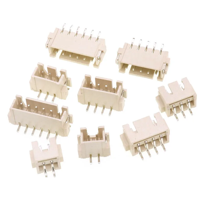 20pcs XH2.54 2/3/4/5/6/7/8/9/10/11/12/13/14/15/16pin XH-16AW Right Angle SMT Header Wire Connector 2.54mm Pitch PCB JST 2.54MM